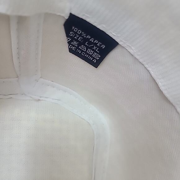 100% Paper Straw Fedora Bucket Hat Large Breathable Stylish Unisex NWT - Picture 8 of 10